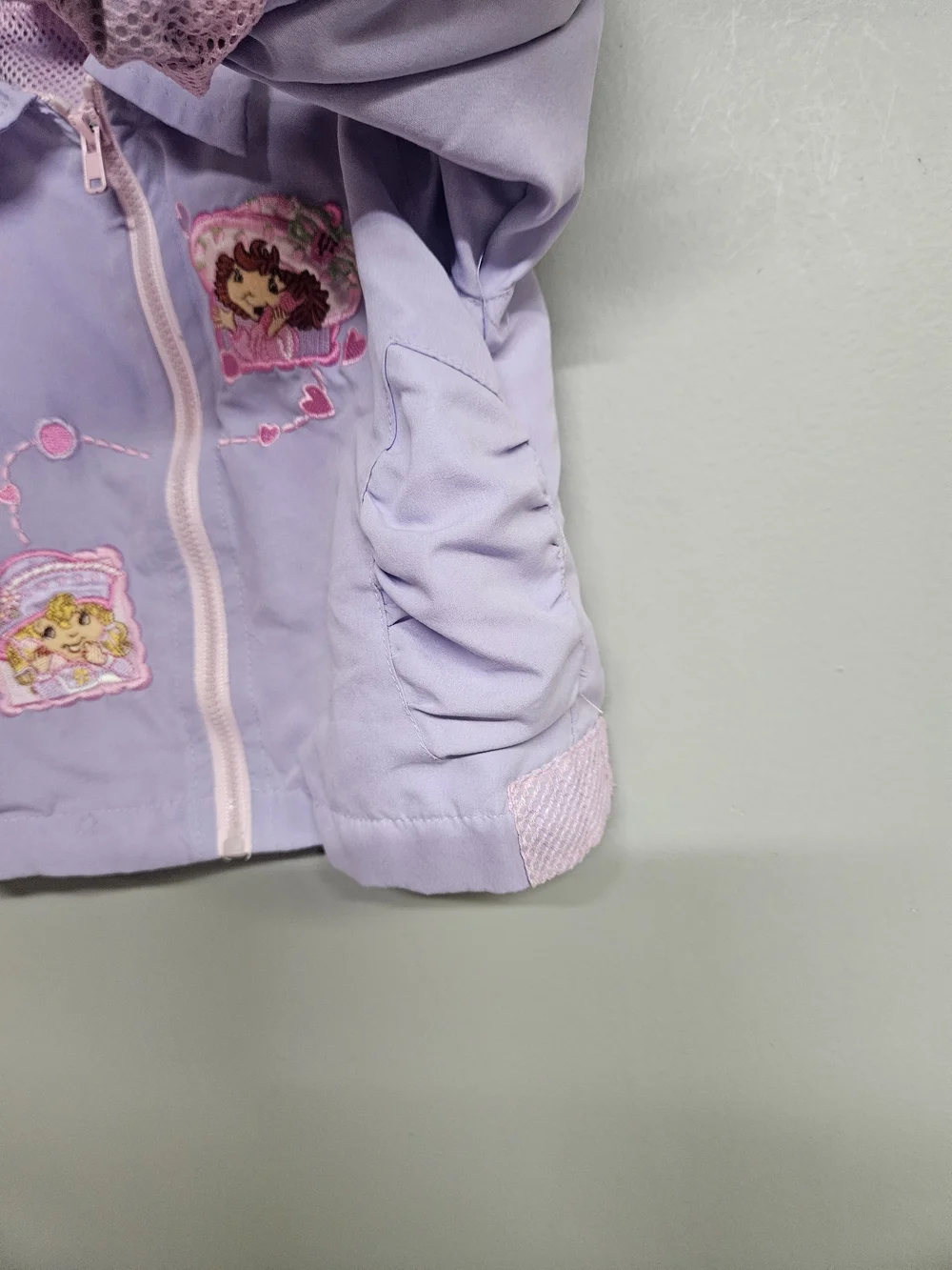 Strawberry Shortcake Girls 12 Month Purple  Zip-Front Jacket